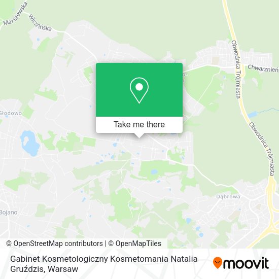 Gabinet Kosmetologiczny Kosmetomania Natalia Gruździs map