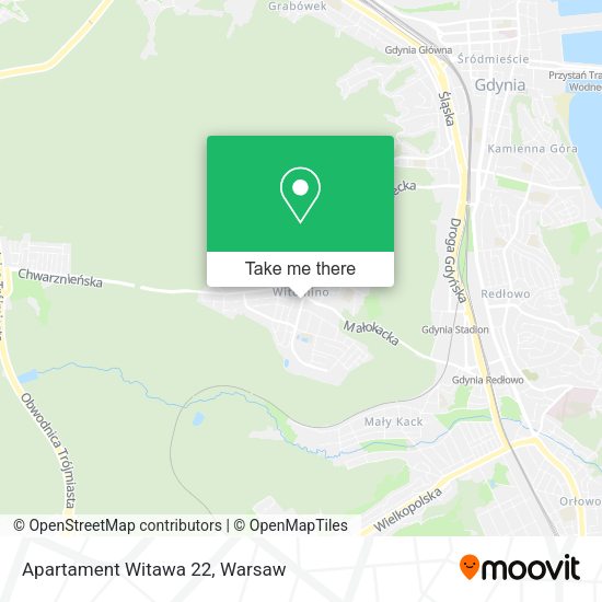 Apartament Witawa 22 map