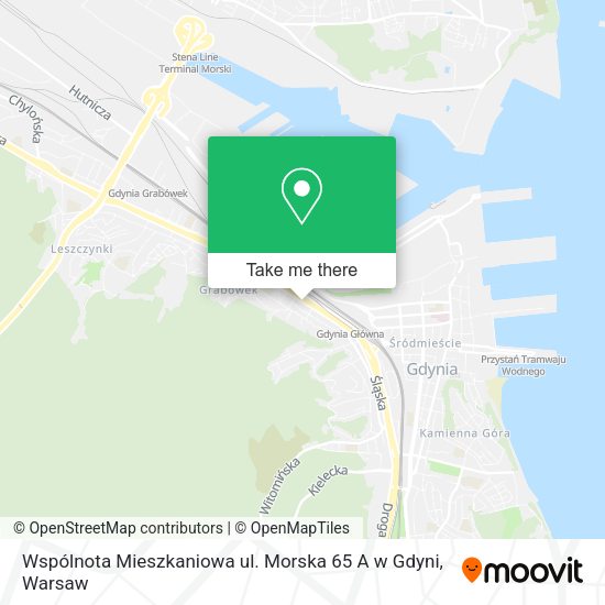 Wspólnota Mieszkaniowa ul. Morska 65 A w Gdyni map