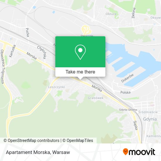 Apartament Morska map