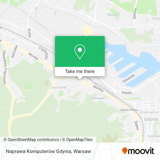 Naprawa Komputerów Gdynia map