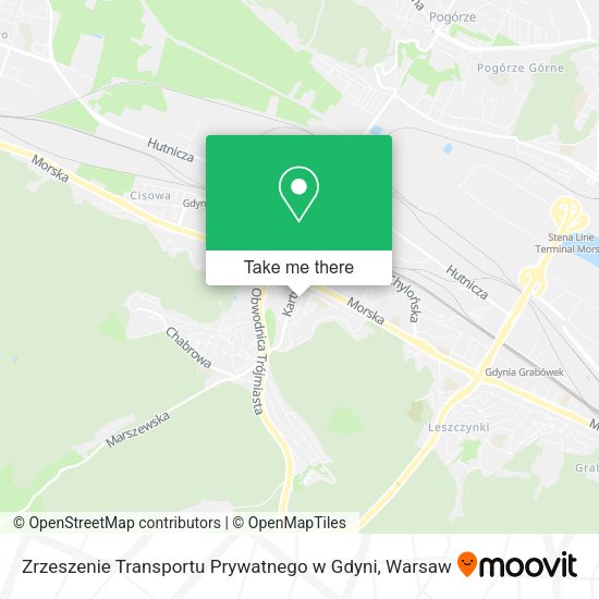 Zrzeszenie Transportu Prywatnego w Gdyni map