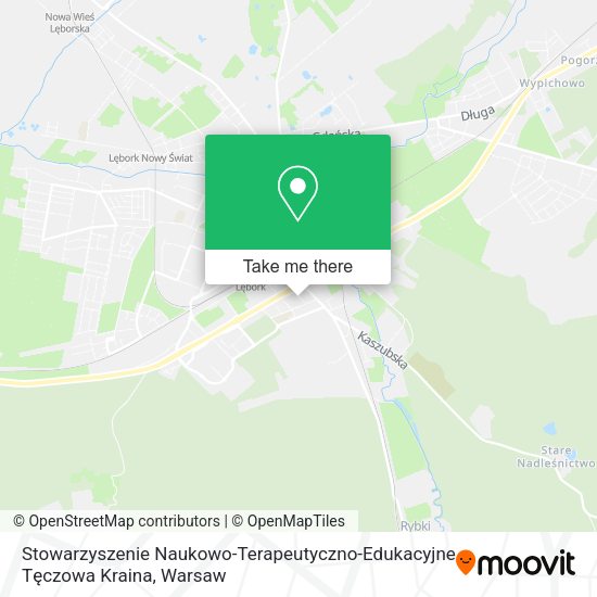 Карта Stowarzyszenie Naukowo-Terapeutyczno-Edukacyjne Tęczowa Kraina