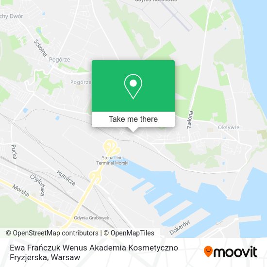 Ewa Frańczuk Wenus Akademia Kosmetyczno Fryzjerska map