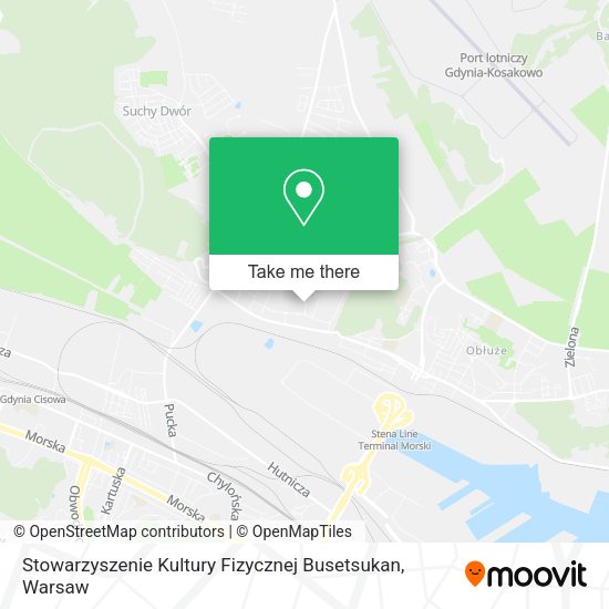 Stowarzyszenie Kultury Fizycznej Busetsukan map