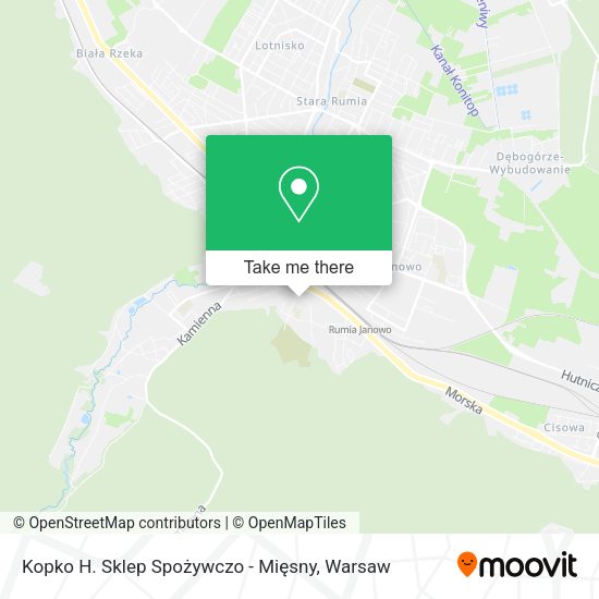 Kopko H. Sklep Spożywczo - Mięsny map