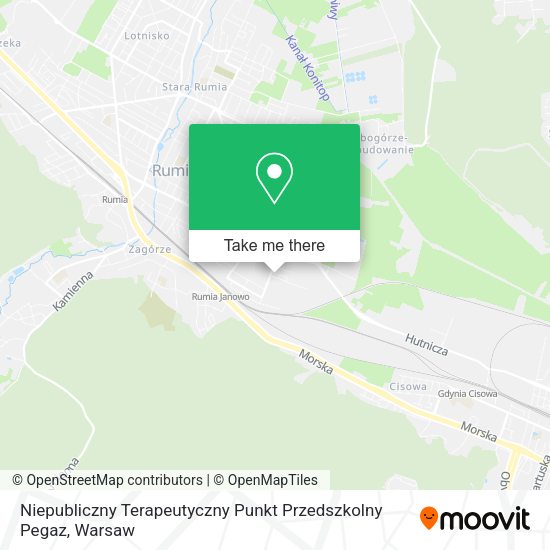 Niepubliczny Terapeutyczny Punkt Przedszkolny Pegaz map