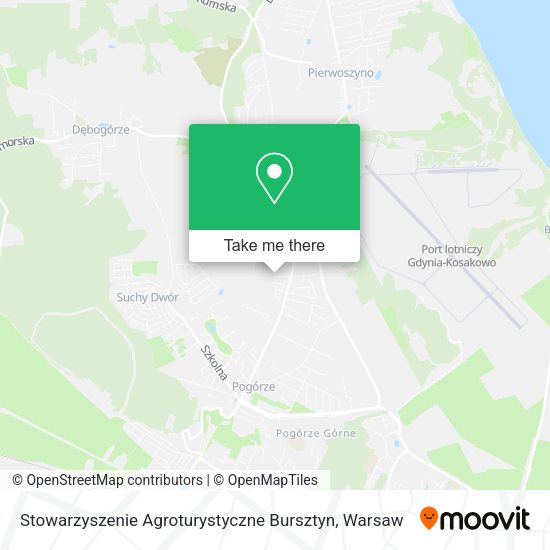 Stowarzyszenie Agroturystyczne Bursztyn map