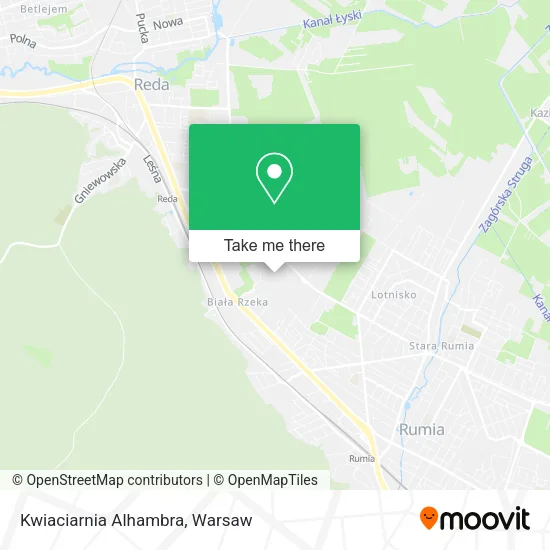 Карта Kwiaciarnia Alhambra