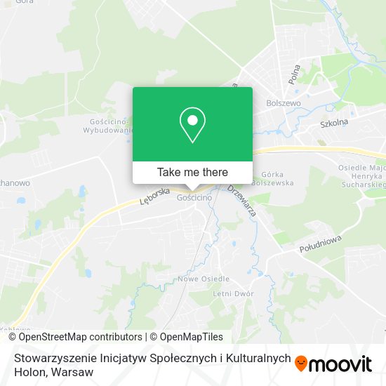 Stowarzyszenie Inicjatyw Społecznych i Kulturalnych Holon map