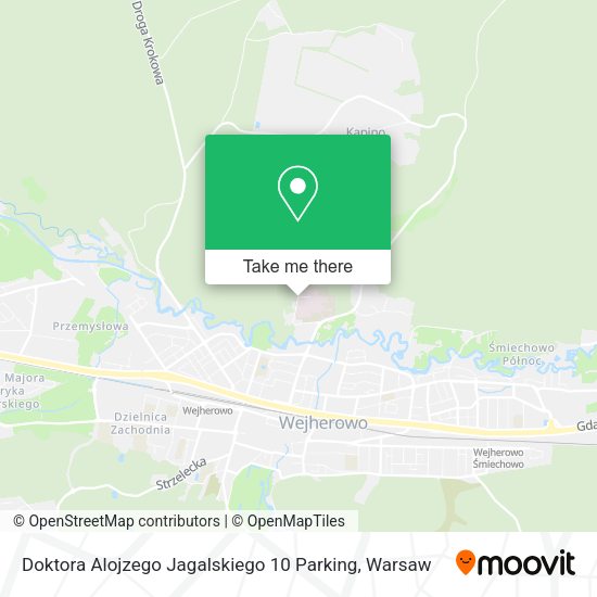 Doktora Alojzego Jagalskiego 10 Parking map