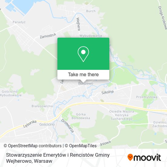 Stowarzyszenie Emerytów i Rencistów Gminy Wejherowo map