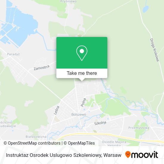 Instruktaz Osrodek Uslugowo Szkoleniowy map