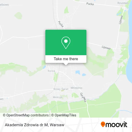 Akademia Zdrowia dr M map