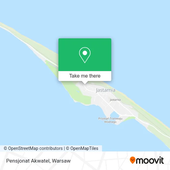 Карта Pensjonat Akwatel