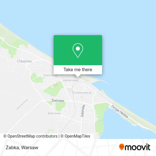 Żabka map