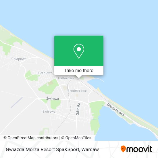 Gwiazda Morza Resort Spa&Sport map