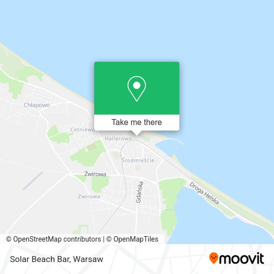 Solar Beach Bar map