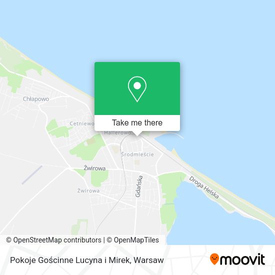 Pokoje Gościnne Lucyna i Mirek map