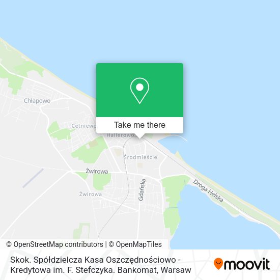 Skok. Spółdzielcza Kasa Oszczędnościowo - Kredytowa im. F. Stefczyka. Bankomat map