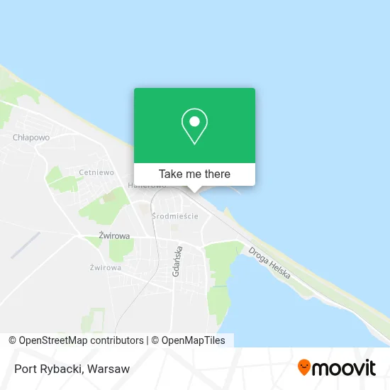 Port Rybacki map