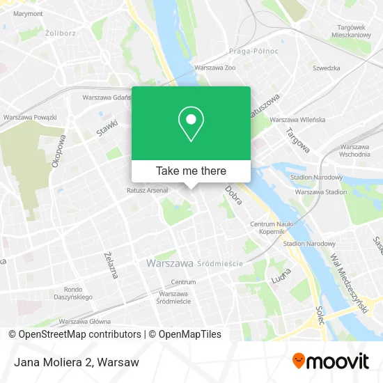Jana Moliera 2 map