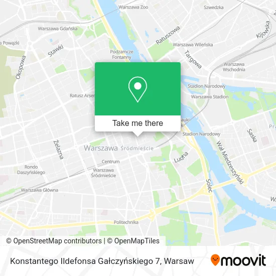 Konstantego Ildefonsa Gałczyńskiego 7 map