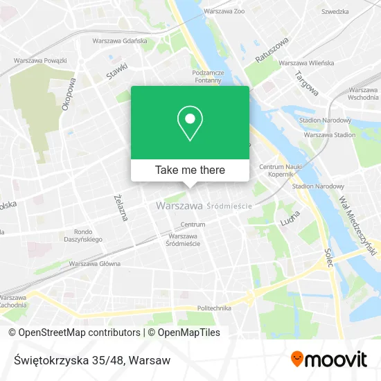 Świętokrzyska 35/48 map