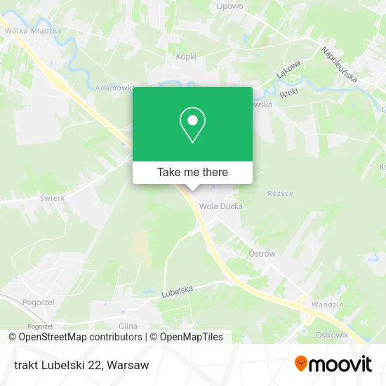 trakt Lubelski 22 map