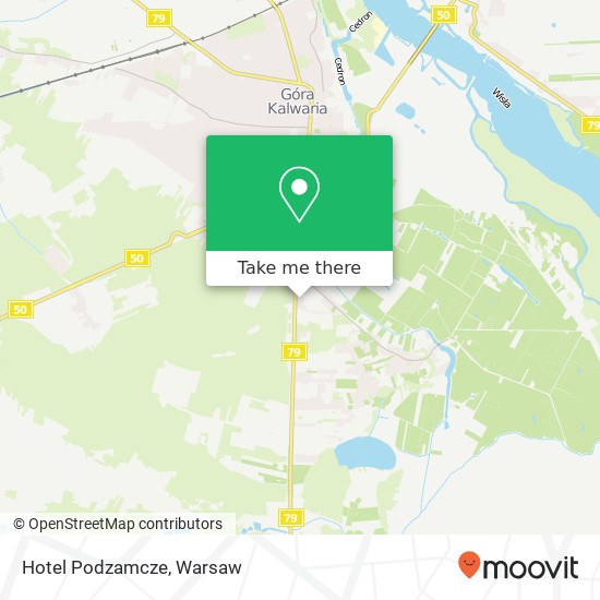 Hotel Podzamcze map