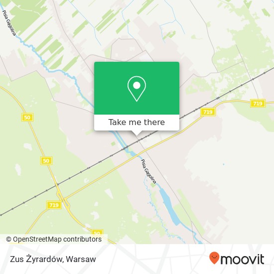 Zus Żyrardów map