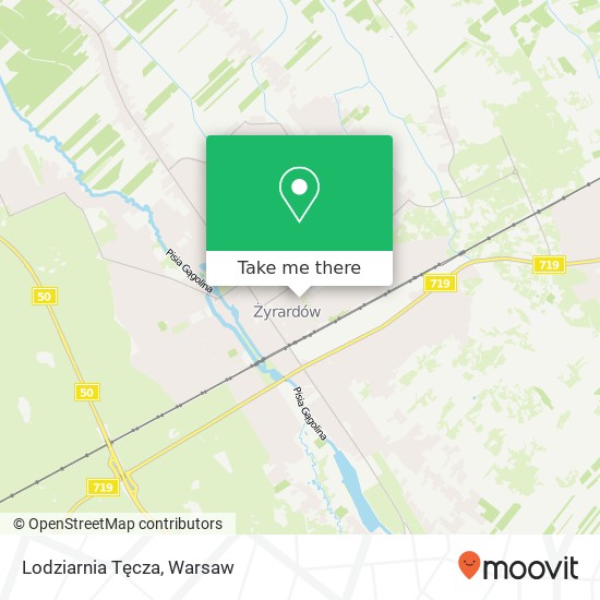 Lodziarnia Tęcza map