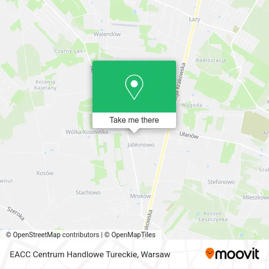EACC Centrum Handlowe Tureckie map