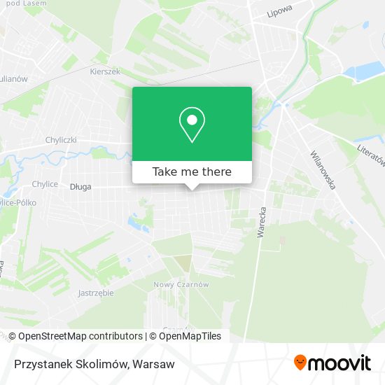 Przystanek Skolimów map