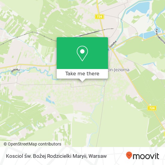 Kosciol św. Bożej Rodzicielki Maryii map