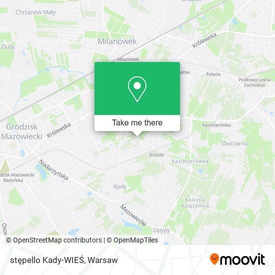 stępello Kady-WIEŚ map