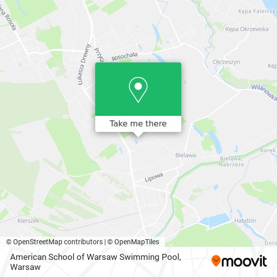 American School of Warsaw Swimming Pool map