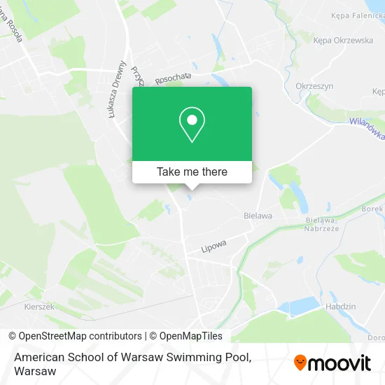 American School of Warsaw Swimming Pool map