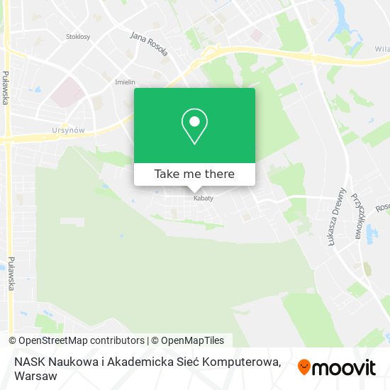 NASK  Naukowa i Akademicka Sieć Komputerowa map