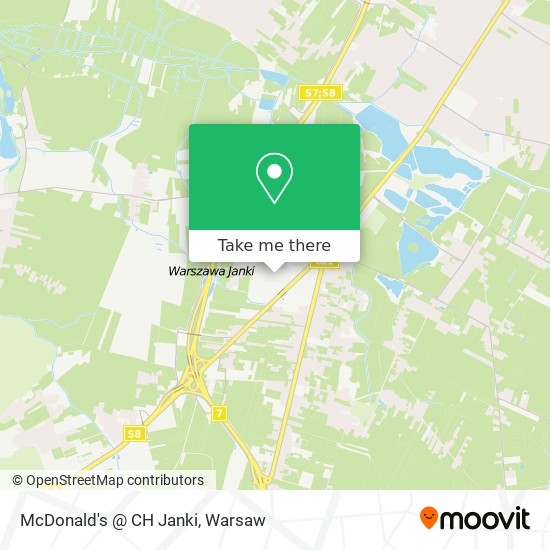 McDonald's @ CH Janki map