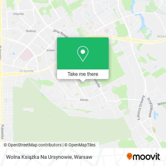 Wolna Książka Na Ursynowie map