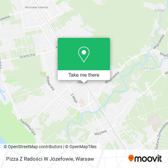 Pizza Z Radości W Józefowie map