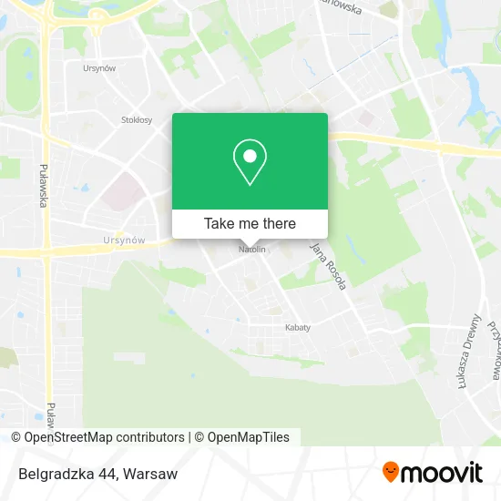 Belgradzka 44 map