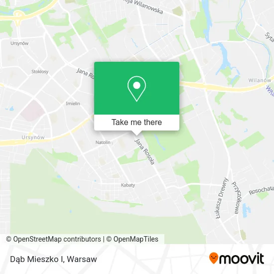 Карта Dąb Mieszko I