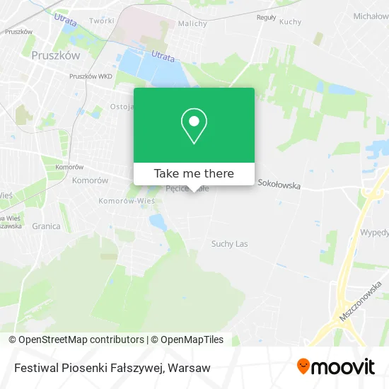 Карта Festiwal Piosenki Fałszywej