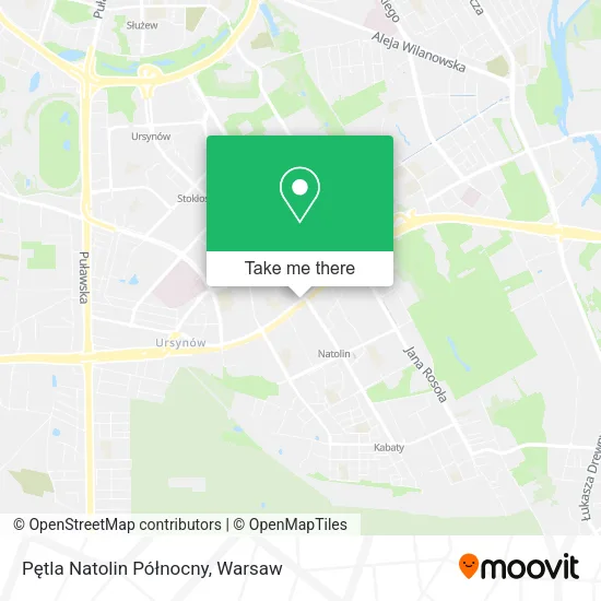 Pętla Natolin Północny map
