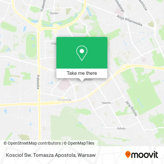 Kosciol Sw. Tomasza Apostola map