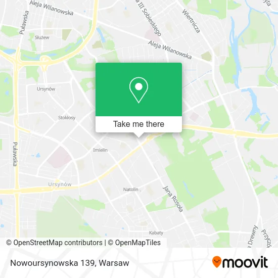 Карта Nowoursynowska 139