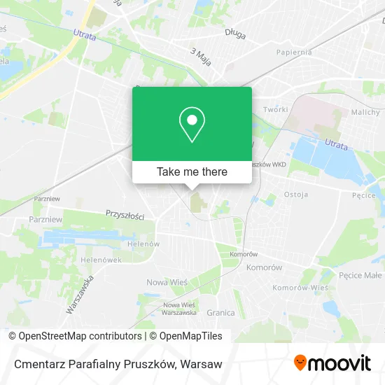 Cmentarz Parafialny Pruszków map
