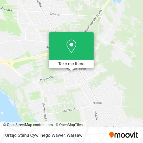 Urząd Stanu Cywilnego Wawer map